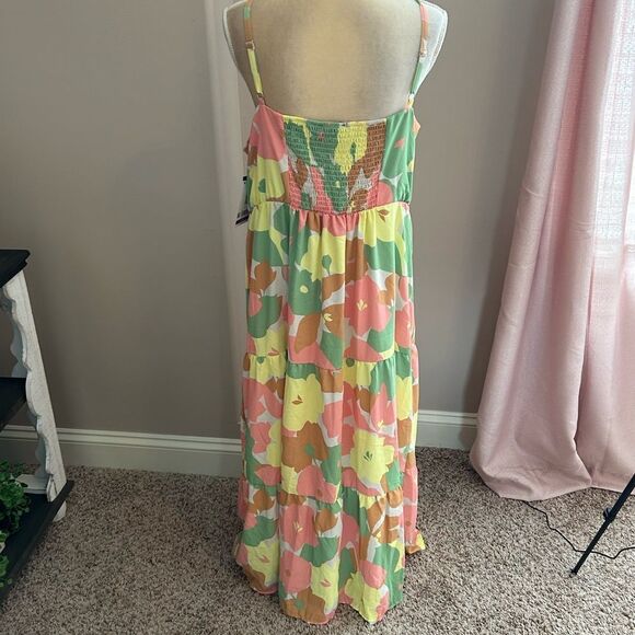 NWT Sanctuary Social Standard Floral Dress (size medium) - Picture 5 of 11